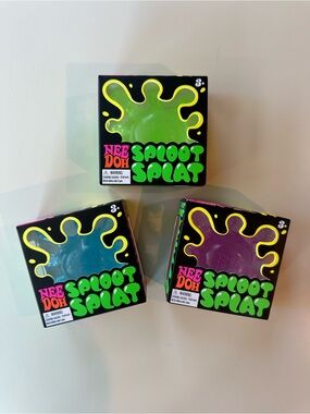 💚💜💙 NeeDoh Sploot Splat Set of 3 💙💜💚